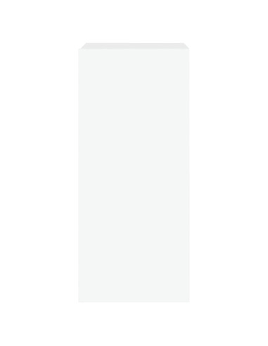 Mobile TV a Parete con Luci LED Bianco 30,5x35x70 cm