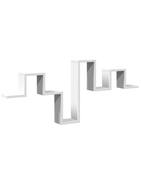 Scaffale a Parete Bianco 104,5x10x43 cm in Legno Multistrato