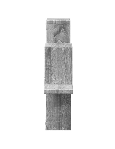 Mensola a Muro Grigio Sonoma 104,5x10x43 cm Legno Multistrato