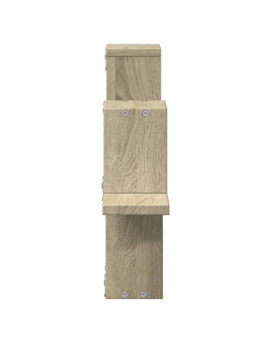 Scaffale a Parete Rovere Sonoma 104,5x10x43cm Legno Multistrato