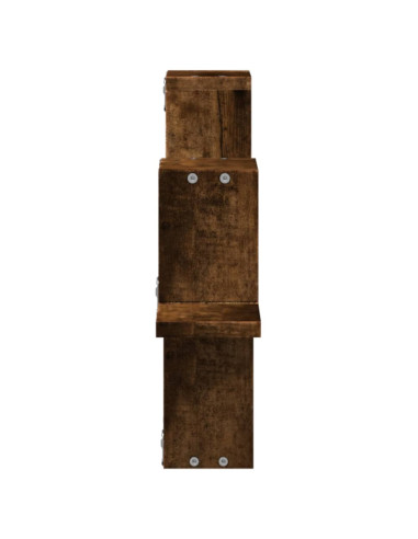 Mensola a Muro Rovere Fumo 104,5x10x43 cm Legno Multistrato