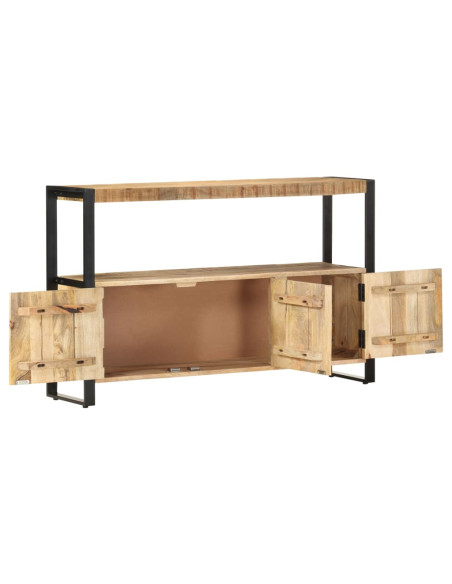 Armadietto 120x30x75 cm in Legno Massello di Mango
