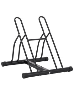 Supporto per 2 Bici da Pavimento Autoportante in Acciaio 2