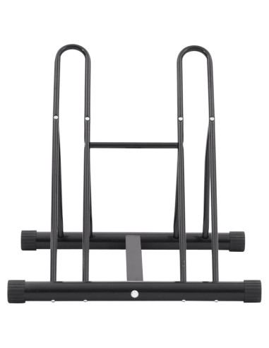 Supporto per 2 Bici da Pavimento Autoportante in Acciaio