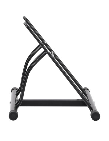 Supporto per 2 Bici da Pavimento Autoportante in Acciaio