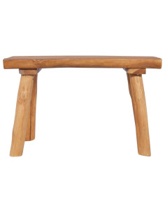 Panchina da Giardino 80 cm in Legno Massello di Teak 2