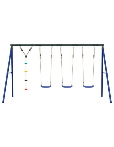 Set Gioco da Esterno con Altalene e Altalena a Disco