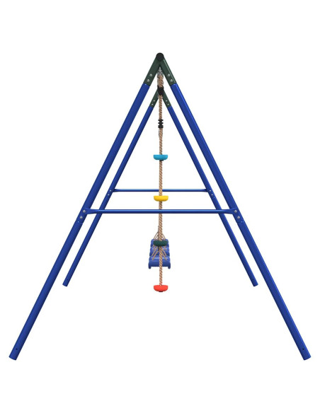 Set Gioco da Esterno con Altalene e Altalena a Disco