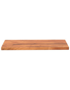 Piano per Tavolo 60x50x2,5cm Rettangolare Legno Massello Acacia 2