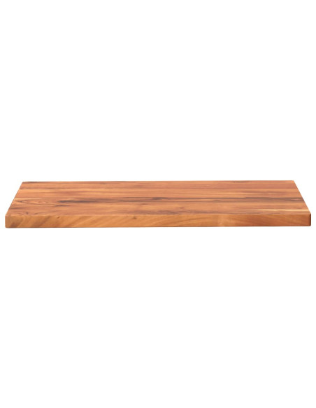 Piano per Tavolo 60x50x2,5cm Rettangolare Legno Massello Acacia