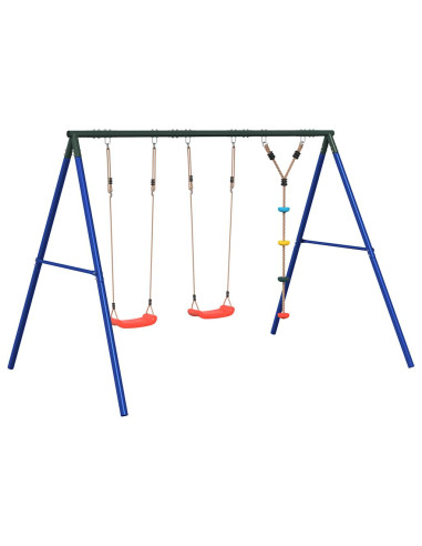 Set Gioco da Esterno con Altalene e Altalena a Disco