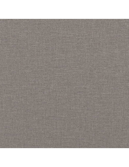 Giroletto con Testiera Grigio Tortora 200x200 cm in Tessuto
