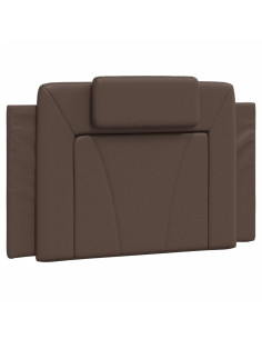 Giroletto con Testiera Marrone 80x200 cm in Similpelle 2