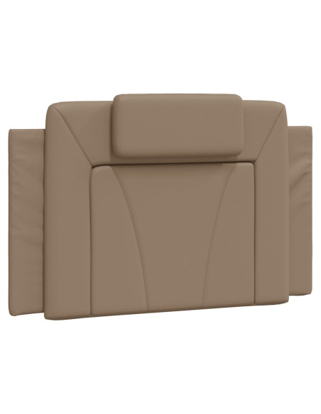 Letto con Materasso Cappuccino 90x190 cm Similpelle