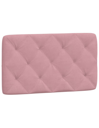 Letto con Materasso Rosa 90x190 cm in Velluto