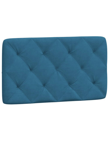 Letto con Materasso Blu 80x200 cm in Velluto