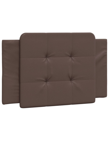 Letto con Materasso Marrone 80x200 cm in Similpelle