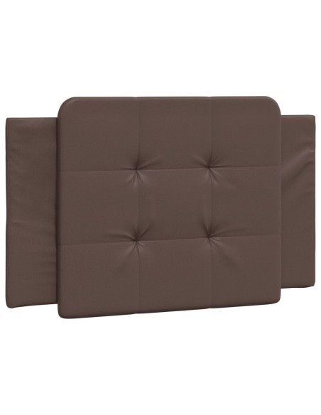 Letto con Materasso Marrone 80x200 cm in Similpelle
