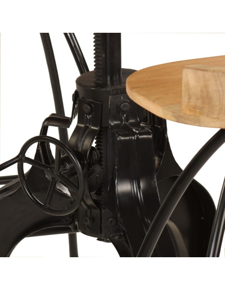 Set da Bar 5 pz in Legno Massello di Mango