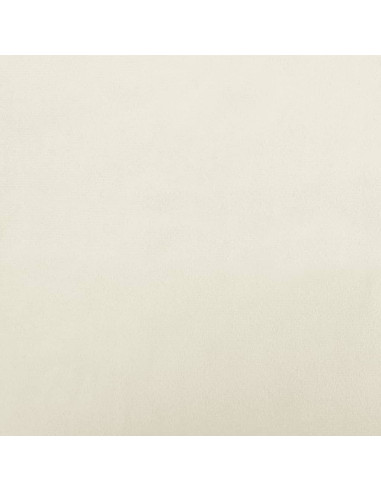 Divano per Bambini Crema 80x45x30 cm in Velluto
