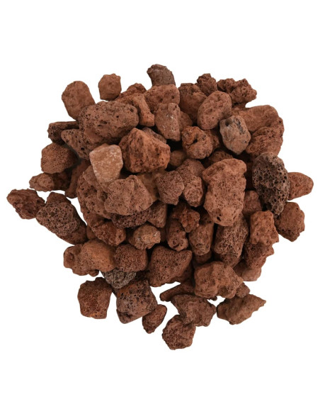 Rocce Vulcaniche 25 kg Rosse 1-2 cm