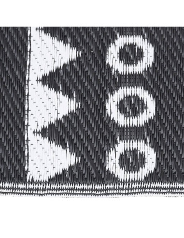 Tappeto da Esterni Nero 80x150 cm in PP