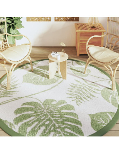 Tappeto da Esterno Verde Ø200 cm in PP