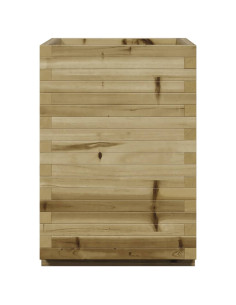 Fioriera da Giardino 50x50x72,5 cm in Legno di Pino Impregnato