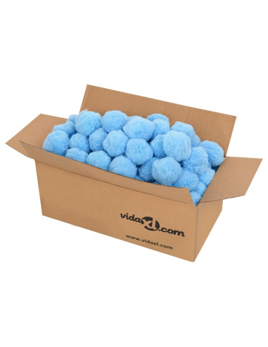 Sfere Filtranti Antibatteriche Piscina Blu 2100 g Polietilene