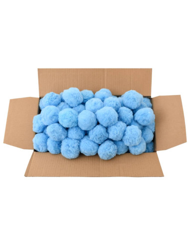 Sfere Filtranti Antibatteriche Piscina Blu 2100 g Polietilene