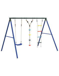 Set Gioco da Esterno con Altalena Scala e Altalena a Disco