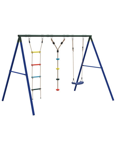 Set Gioco da Esterno con Altalena Scala e Altalena a Disco