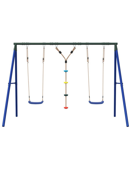 Set Gioco da Esterno con Altalene e Altalena a Disco
