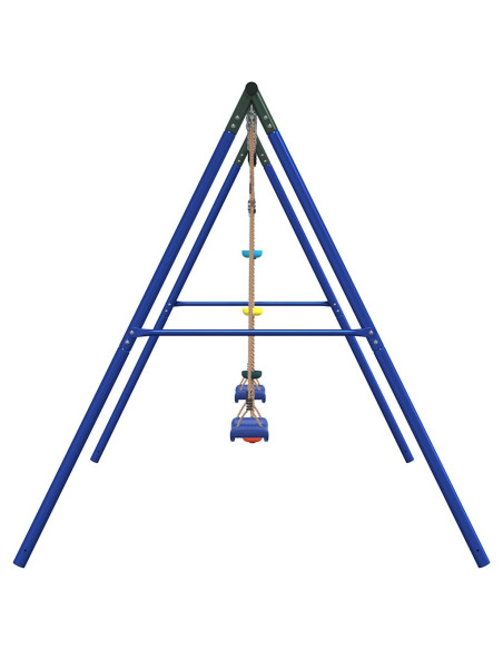 Set Gioco da Esterno con Altalene e Altalena a Disco