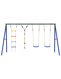Set Gioco da Esterno con Altalene Scala e Altalena a Disco 2