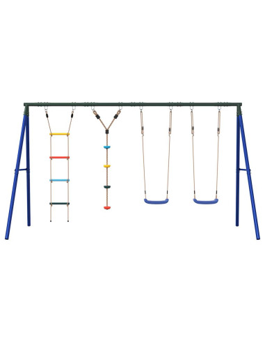 Set Gioco da Esterno con Altalene Scala e Altalena a Disco