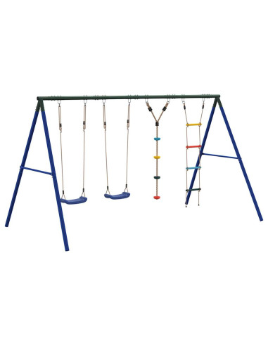 Set Gioco da Esterno con Altalene Scala e Altalena a Disco