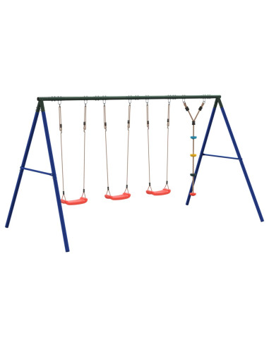 Set Gioco da Esterno con Altalene e Altalena a Disco