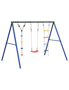 Set Gioco da Esterno con Altalena Scala e Altalena a Disco