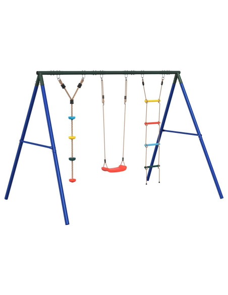 Set Gioco da Esterno con Altalena Scala e Altalena a Disco