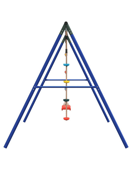 Set Gioco da Esterno con Altalena Scala e Altalena a Disco