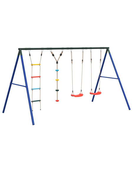 Set Gioco da Esterno con Altalene Scala e Altalena a Disco