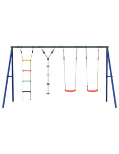 Set Gioco da Esterno con Altalene Scala e Altalena a Disco 2