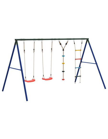 Set Gioco da Esterno con Altalene Scala e Altalena a Disco
