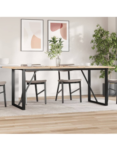 Telaio Gambe a O per Tavolo da Pranzo 160x80x73 cm in Ghisa