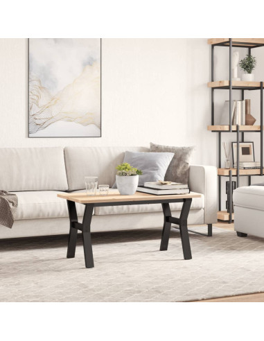 Telaio Gambe a Y per Tavolino da Salotto 80x40x43 cm in Ghisa