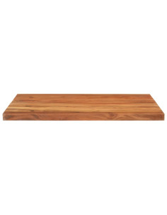 Piano Tavolo 110x80x2,5 cm Rettangolare Legno Massello Acacia 2