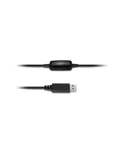 Kensington Cuffie USB-A classiche con microfono e controllo del volume