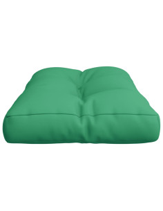 Cuscino per Pallet Verde 80x40x12 cm in Tessuto