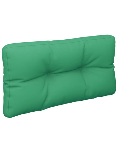 Cuscino per Pallet Verde 80x40x12 cm in Tessuto